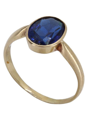 Bague 60 Bague ancienne saphir 58 Facettes 060911