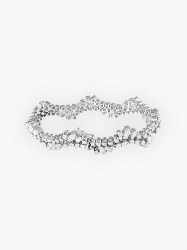 Bracelet Bracelet Or blanc Diamants 58 Facettes