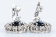 Diamond and sapphire set necklace 58 Facettes CLDSABODSAOC56-1