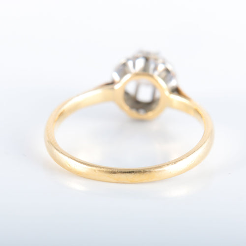 Bague 57 Bague Solitaire 2 ors Diamant 58 Facettes JE447