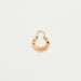 Small rose gold hoop earrings 58 Facettes