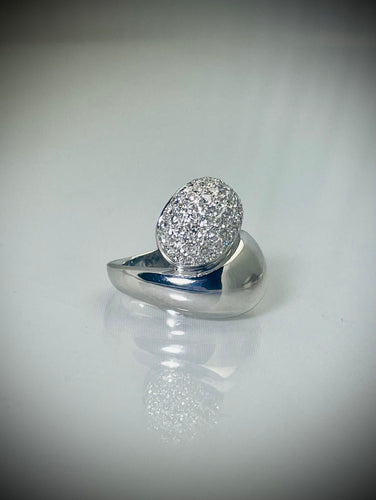 Bague 52 Bague Pavage Diamants 58 Facettes