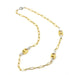 Necklace Necklace in Yellow and White Gold 58 Facettes D359693LF