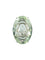 Bague Bague Or Blanc Prasiolite 58 Facettes