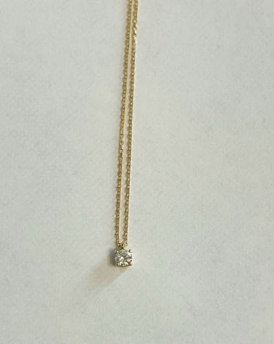 Collier Collier diamant, or jaune 58 Facettes