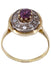 Ring 52 RUBY AND DIAMOND MARGUERITE RING 58 Facettes 075171