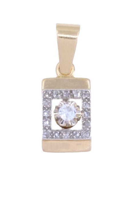 Pendentif Pendentif Or jaune Diamants 58 Facettes 081301