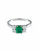 Bague 52 Bague Emeraude Diamants 58 Facettes