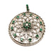 Pendentif Pendentif or blanc émeraudes diamants 58 Facettes 2901