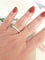 Bague 58 Bague Demi Alliance Diamants 0,60 ct Or Jaune 58 Facettes AA 1534