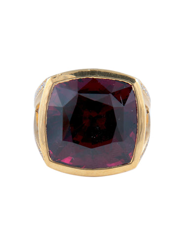 Bague 52 Bague Grenat Diamants 58 Facettes