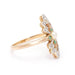 Ring 53.5 Belle Epoque Ring Yellow Gold Platinum Pearl Emerald 58 Facettes D359892JC