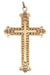 Pendentif CROIX ANCIENNE FILIGRANE 58 Facettes 049551