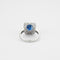 Bague Bague rectangle Saphir Diamants 58 Facettes BO994