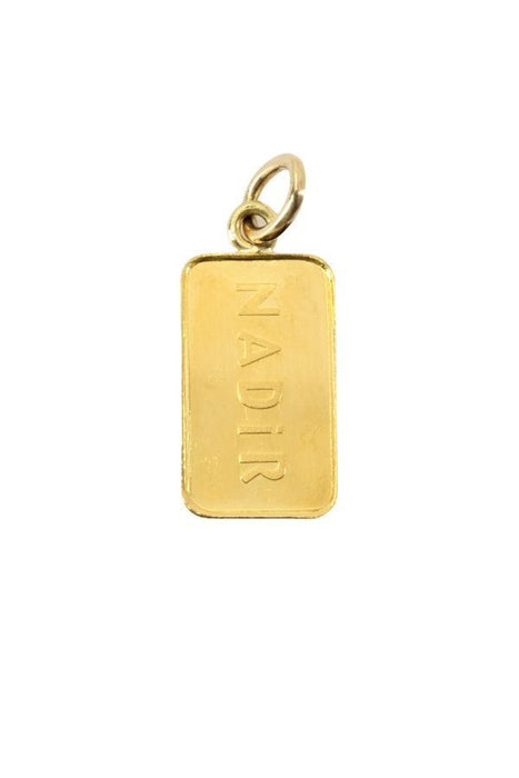 Pendentif PENDENTIF LINGOTIN 1 GRAMME 58 Facettes 041371