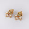 Boucles d'oreilles Clips d'oreilles "Chandelier" en or jaune 58 Facettes
