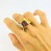 Tank Ring in Yellow Gold 58 Facettes 20400000627