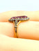 Ring 50 18-carat gold ring adorned with a pink topaz and diamonds. Napoleon III period. 58 Facettes AB273