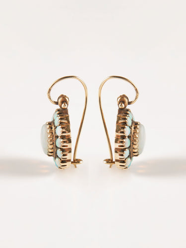 Boucles d'oreilles Boucles d'oreilles en or et opales 58 Facettes