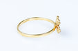 Ring Flower ring in yellow gold 58 Facettes 111-180593-48