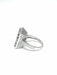 Ring Vintage ring in white gold, diamonds and precious stones 58 Facettes