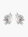 Earrings Foliage Pearl Diamond Earrings 58 Facettes