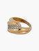 Ring Yellow gold and diamond ring 58 Facettes