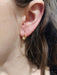 Earrings Leverback earrings Yellow gold Pearls 58 Facettes 080001