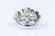 Ring 54 Citrine Topaz and white sapphires ring 58 Facettes 111-28982-48