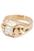 Ring 53 2 gold ring, diamond 58 Facettes 062621