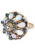 Ring ORNAMENTAL OPAL AND SAPPHIRE RING 58 Facettes 057911