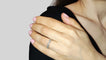 Bague 52 Alliance platine et diamants 58 Facettes DV-PT
