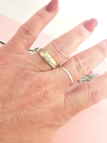 Bague Bague Diamants 2 Ors 58 Facettes AA 1624