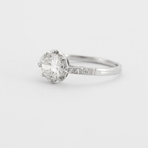 Bague 54.5 Bague vintage Solitaire 1.05ct 58 Facettes EL2-116