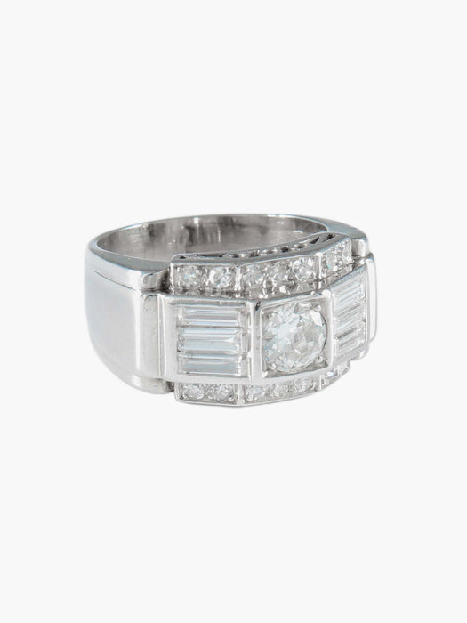 Bague Bague Bandeau Diamants 58 Facettes A5221a