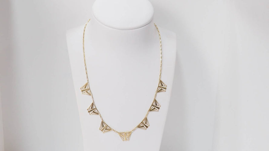 Collier Collier draperie en or jaune 58 Facettes 31488