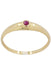 RUBY BANGLE RING 58 Facettes 041081