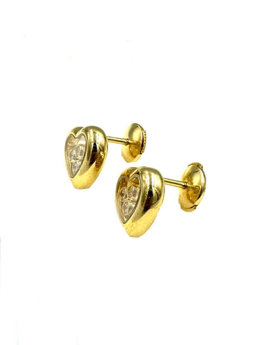 Boucles d'oreilles CHOPARD. Boucles d’oreille Happy Diamonds diamants 58 Facettes