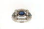 Bague Bague Art Deco, saphirs et diamants 58 Facettes 6020n
