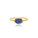Ring Ceylon Ring* Upcycled 718 carat Gold & Sapphire Cabochon 58 Facettes