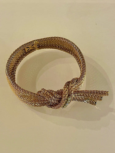 Bracelet Bracelet Ruban Vintage Or Diamants 58 Facettes 1069400