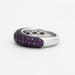 Ring 55 Amethyst Bangle Ring 58 Facettes 002.133