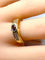 Bague 53 Bague jonc en or jaune 18 carats, saphir et diamants. 58 Facettes AB274
