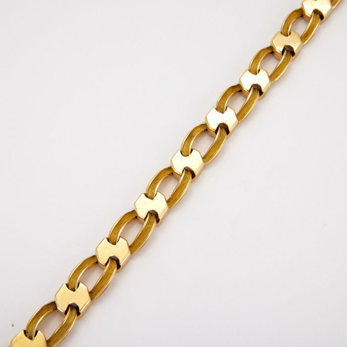 Bracelet Bracelet style gourmette Or jaune Diamants 58 Facettes