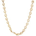 Yellow gold cable link chain necklace 58 Facettes 082251