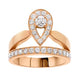 53 CHAUMET ring - JOSEPHINE TIARA GOLD DIAMOND RING 58 Facettes 081726-053