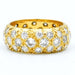 50 Alliance ring in yellow gold, diamonds 58 Facettes