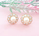 Boucles d'oreilles Boucles d'oreilles Fleurs Perles & Diamants 58 Facettes AA 1580