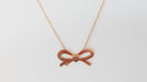 GINETTE NY necklace - Rose gold Bow necklace 58 Facettes 27887