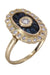 Bague BAGUE MARQUISE SAPHIRS ET DIAMANTS 58 Facettes 078171